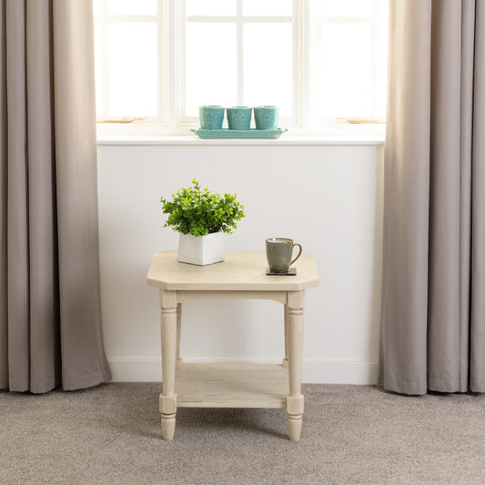 Chantilly Side Table - Antique Cream