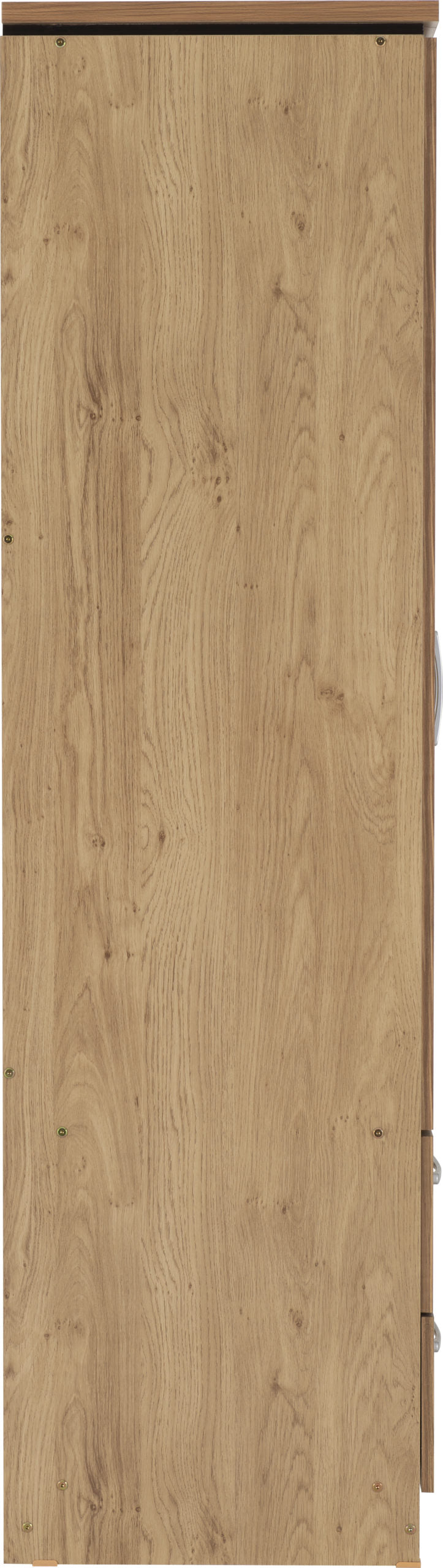 Charles 2 Door 2 Drawer Wardrobe - Oak Effect Veneer