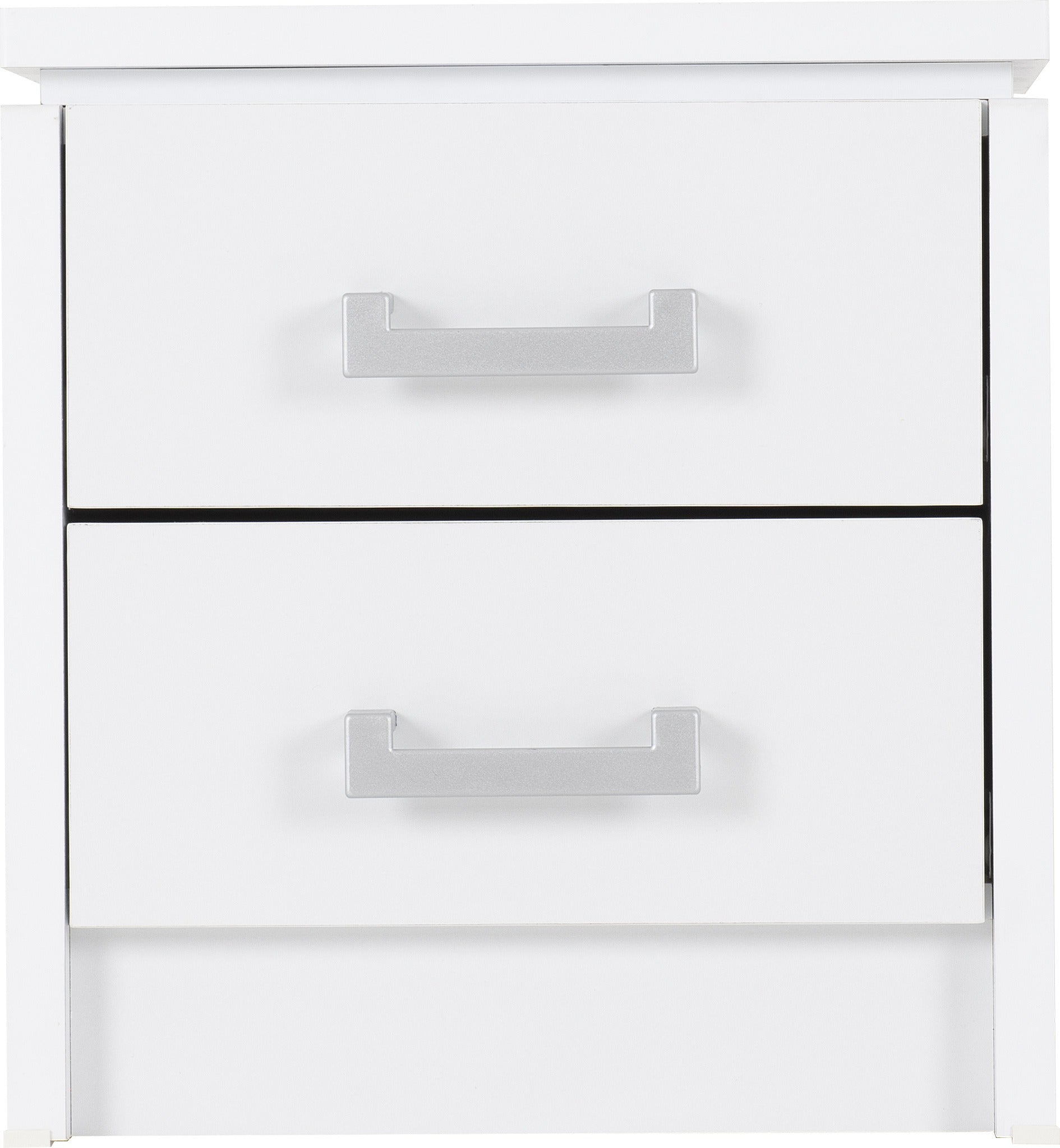 Charles 2 Drawer Bedside - White