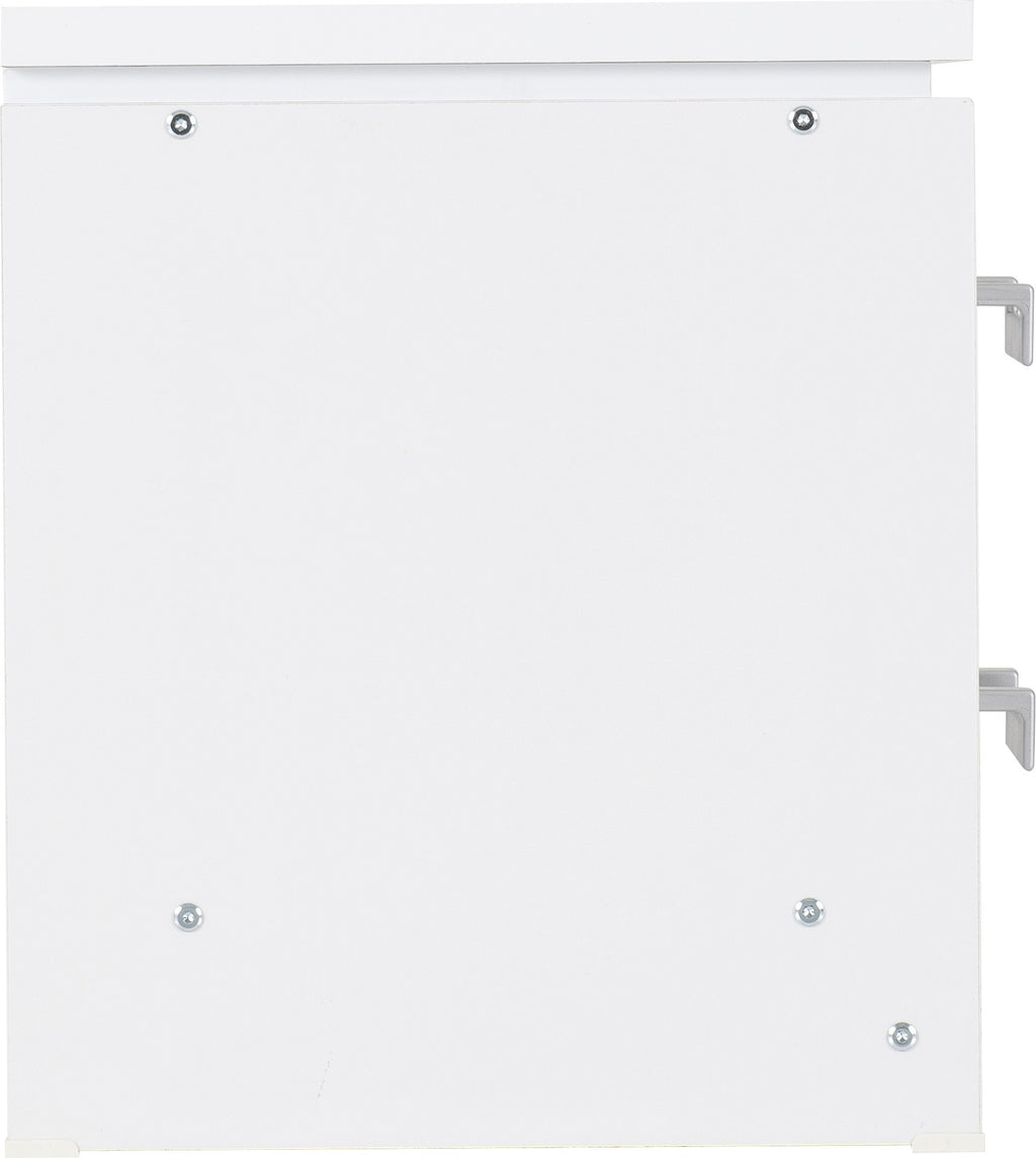 Charles 2 Drawer Bedside - White