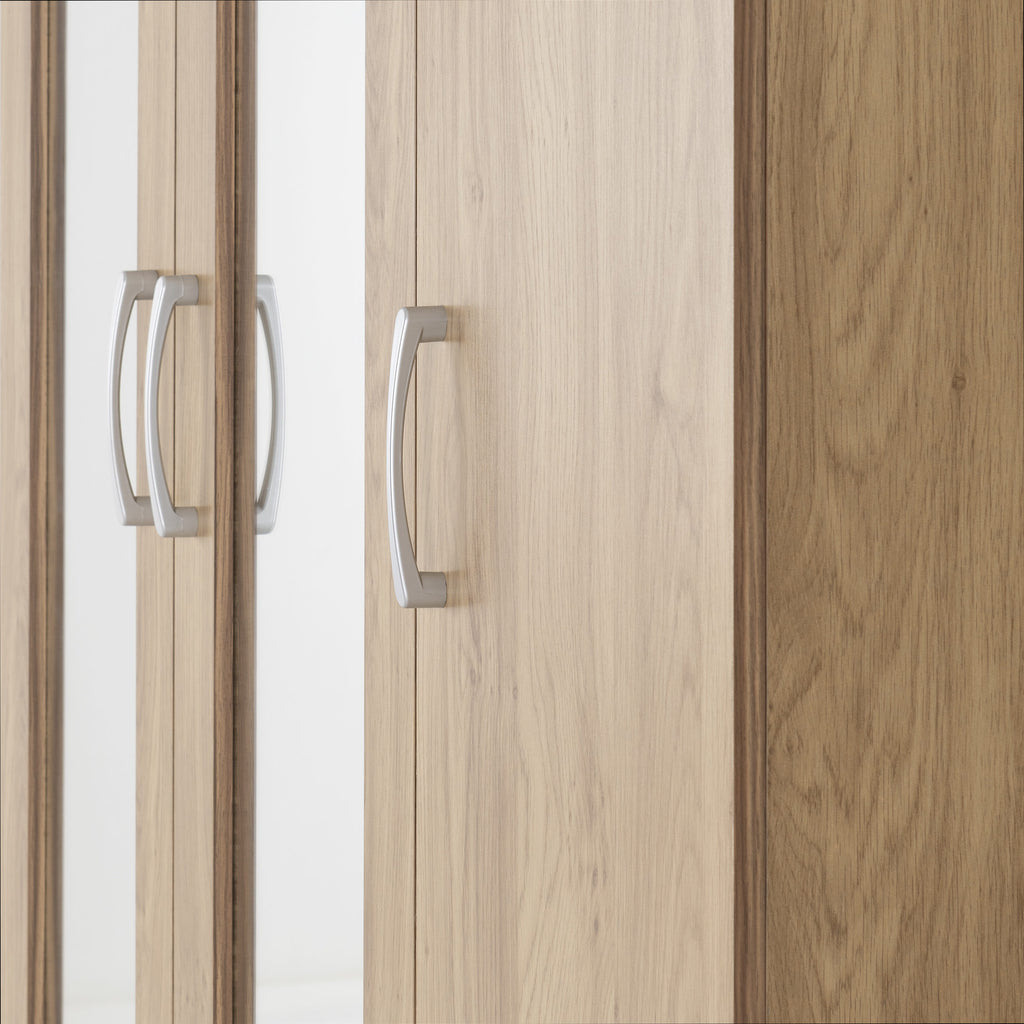 Charles 3 Door All Hanging Wardrobe - Oak Effect Veneer