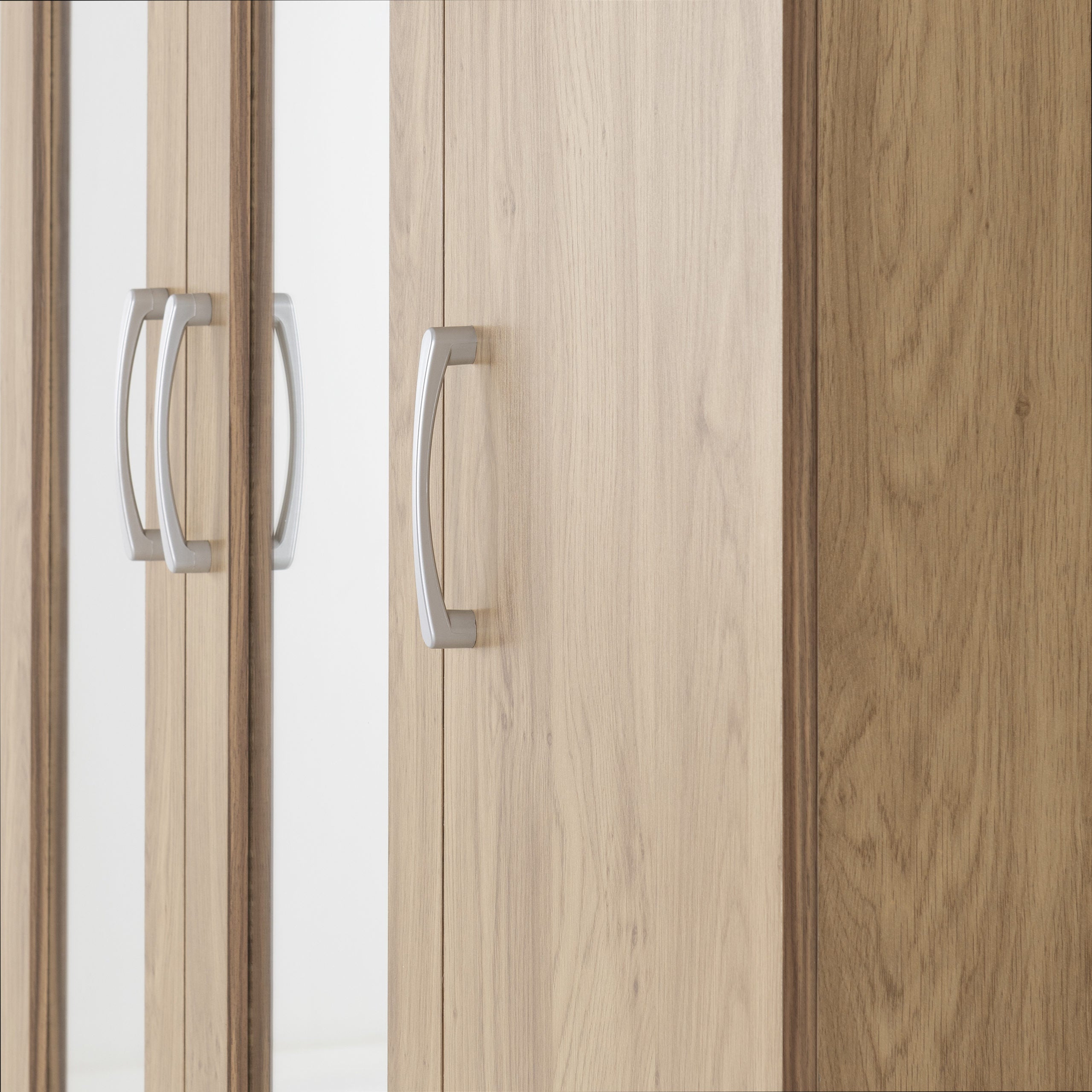 Charles 3 Door All Hanging Wardrobe - Oak Effect Veneer