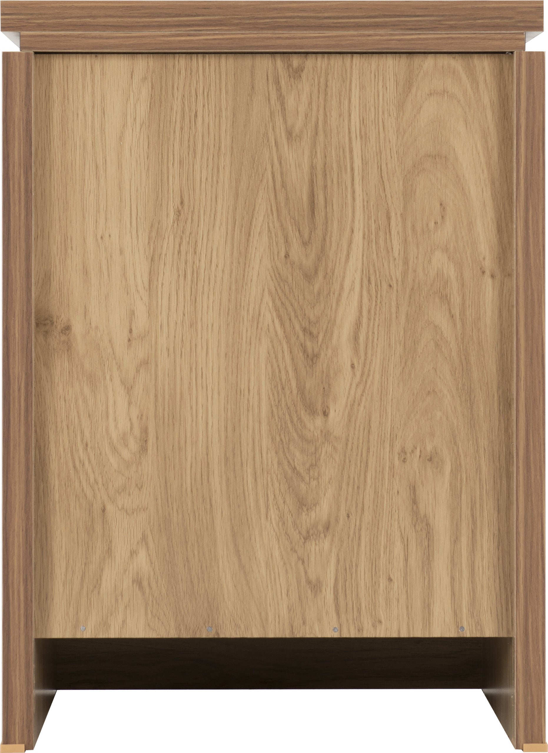 Charles 3 Drawer Bedside - Oak Effect Veneer