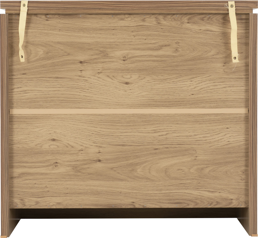 Charles 3 Drawer Chest - Oak Effect Veneer