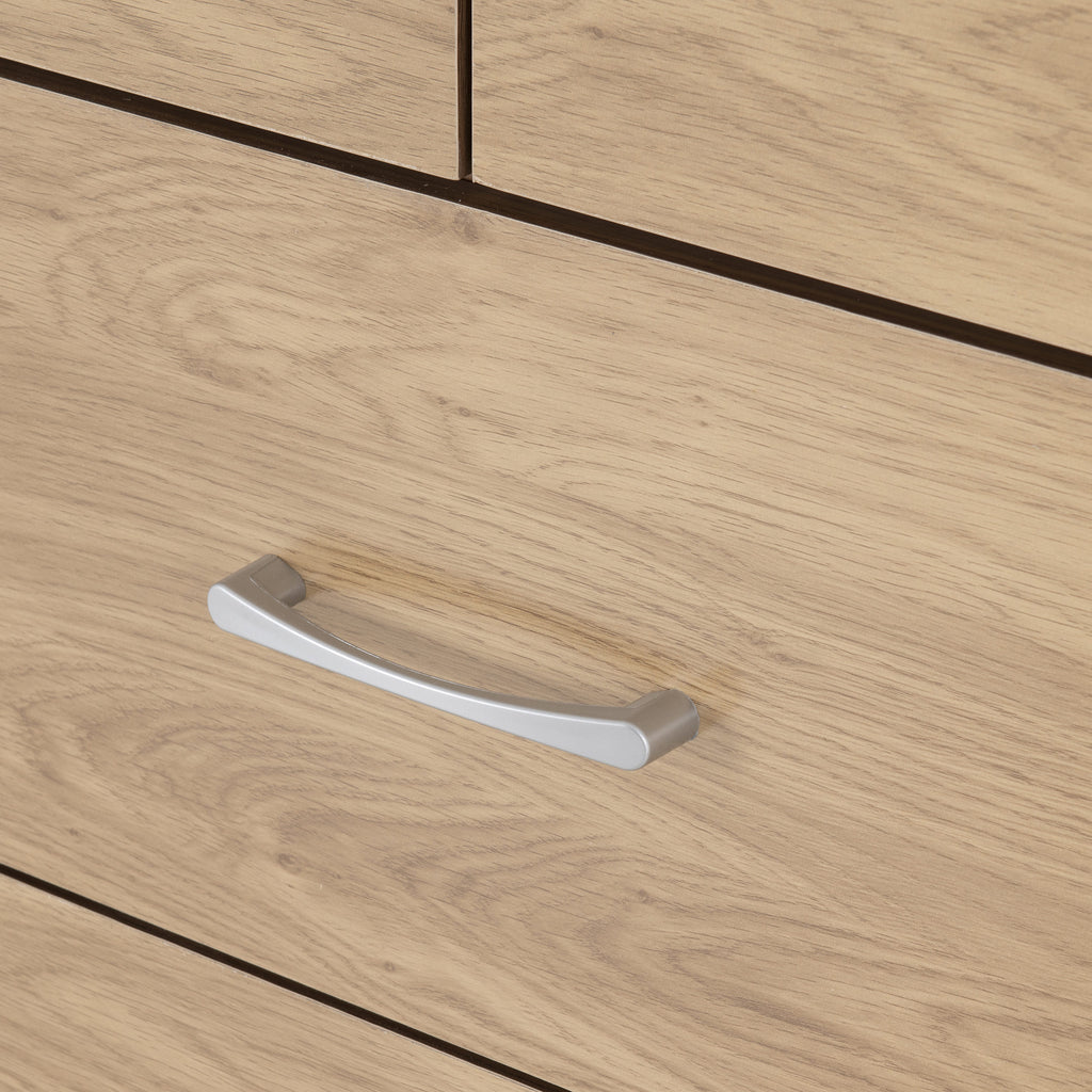 Charles 3+2 Drawer Chest - Oak Effect Veneer