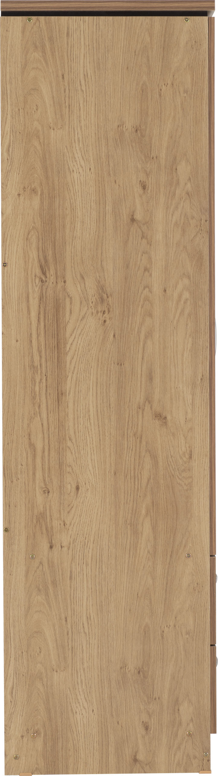 Charles 4 Door 2 Drawer Wardrobe - Oak Effect Veneer