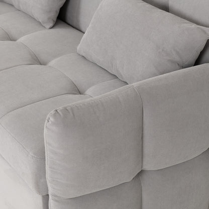 Chelsea Sofa Bed - Silver Grey Fabric