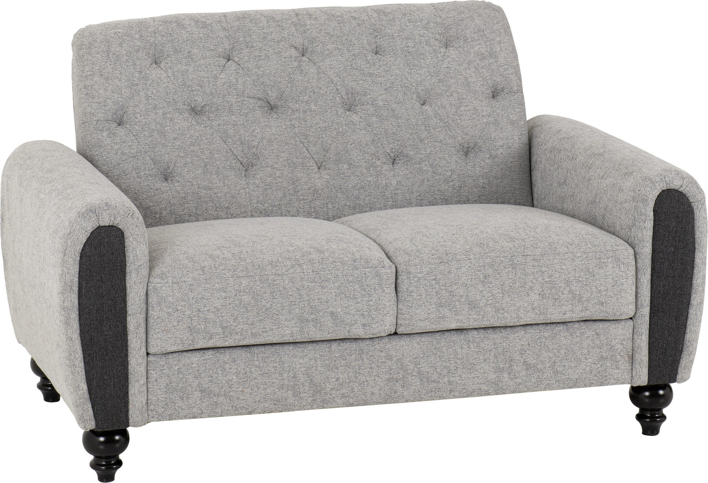 Chester 3+2 Suite - Light Grey Fabric