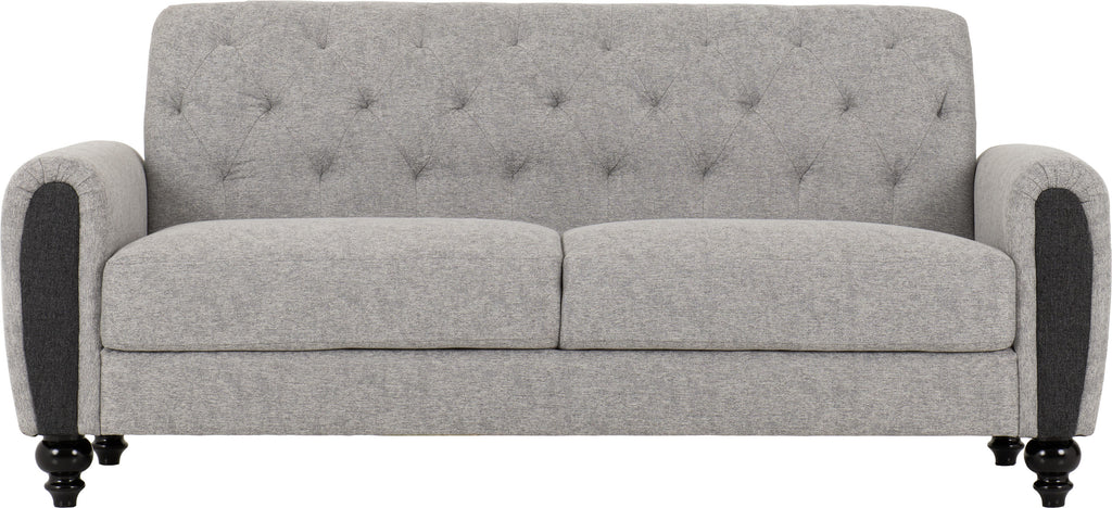 Chester 3+2 Suite - Light Grey Fabric