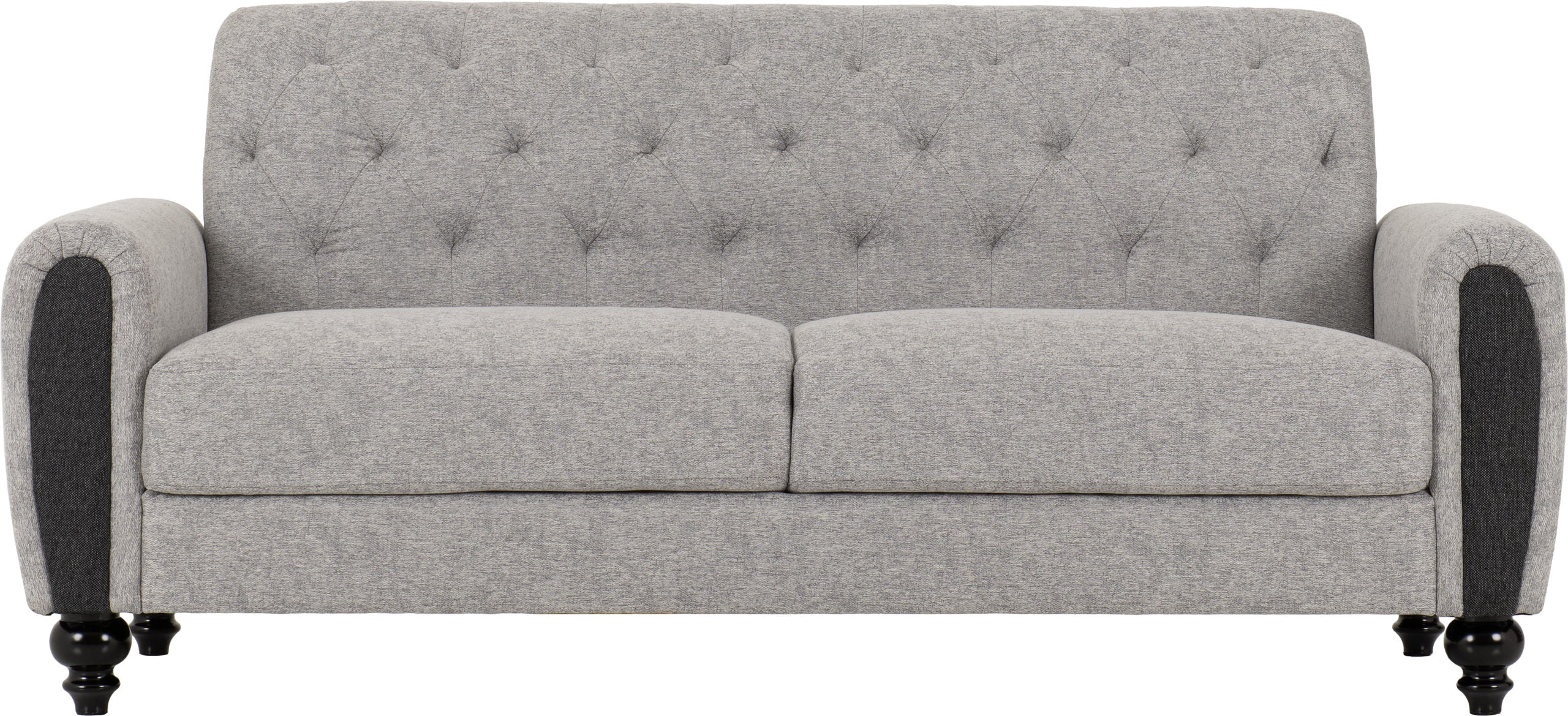Chester 3+2 Suite - Light Grey Fabric