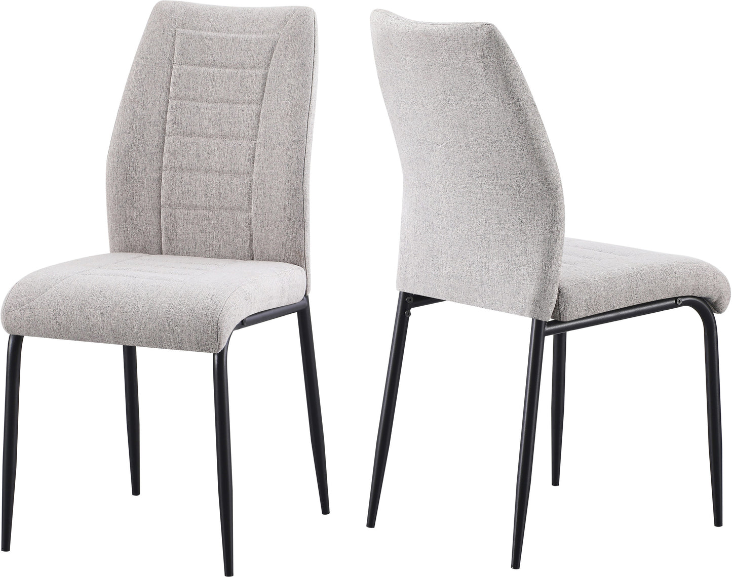 Chilton Dining Chair (X4 Per Box) - Grey Fabric