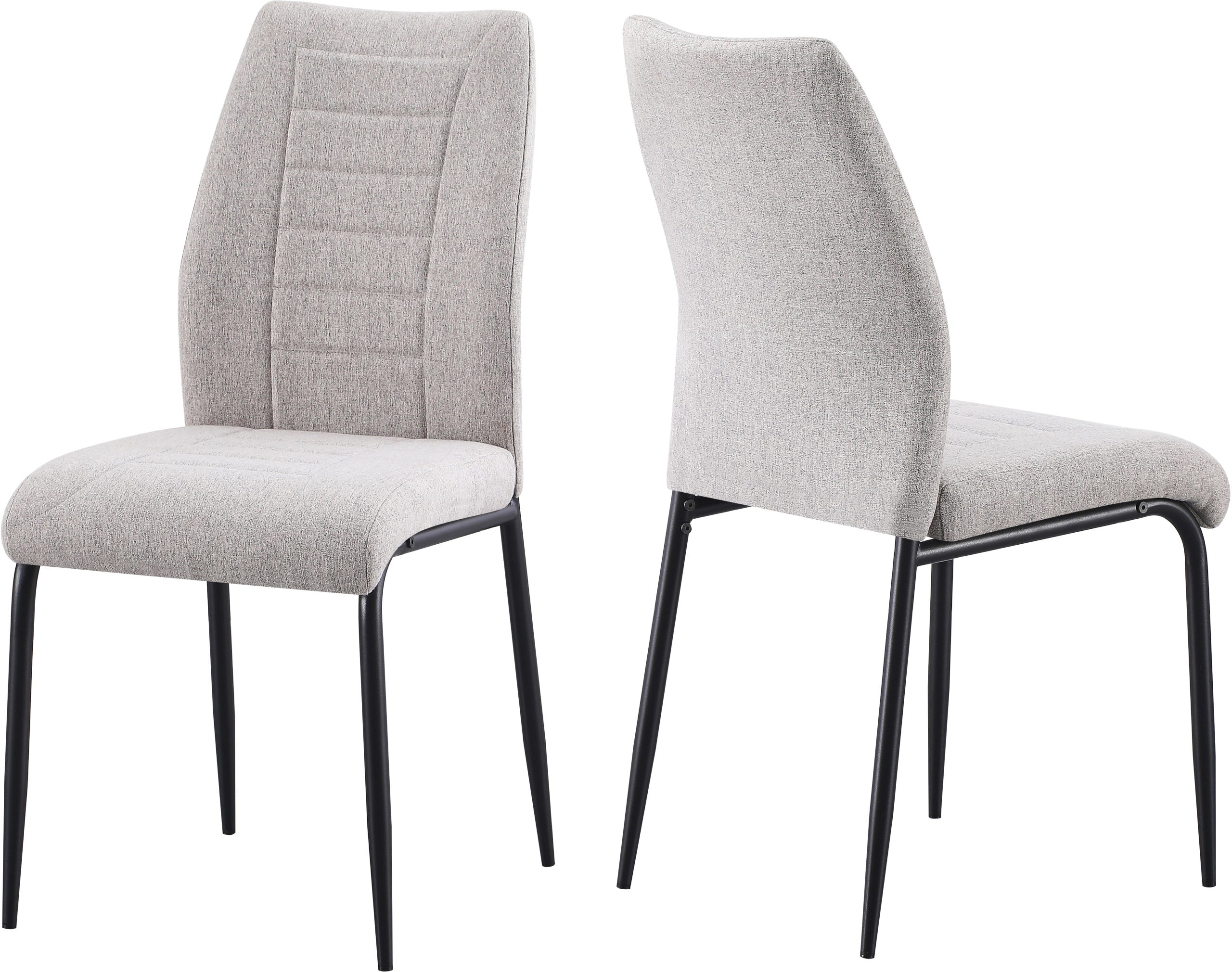 Chilton Dining Chair (X4 Per Box) - Grey Fabric