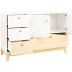 Cody 2 Door 4 Drawer Storage Unit - White/Pine Effect