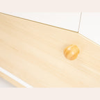 Cody 2 Drawer Bedside - White/Pine Effect