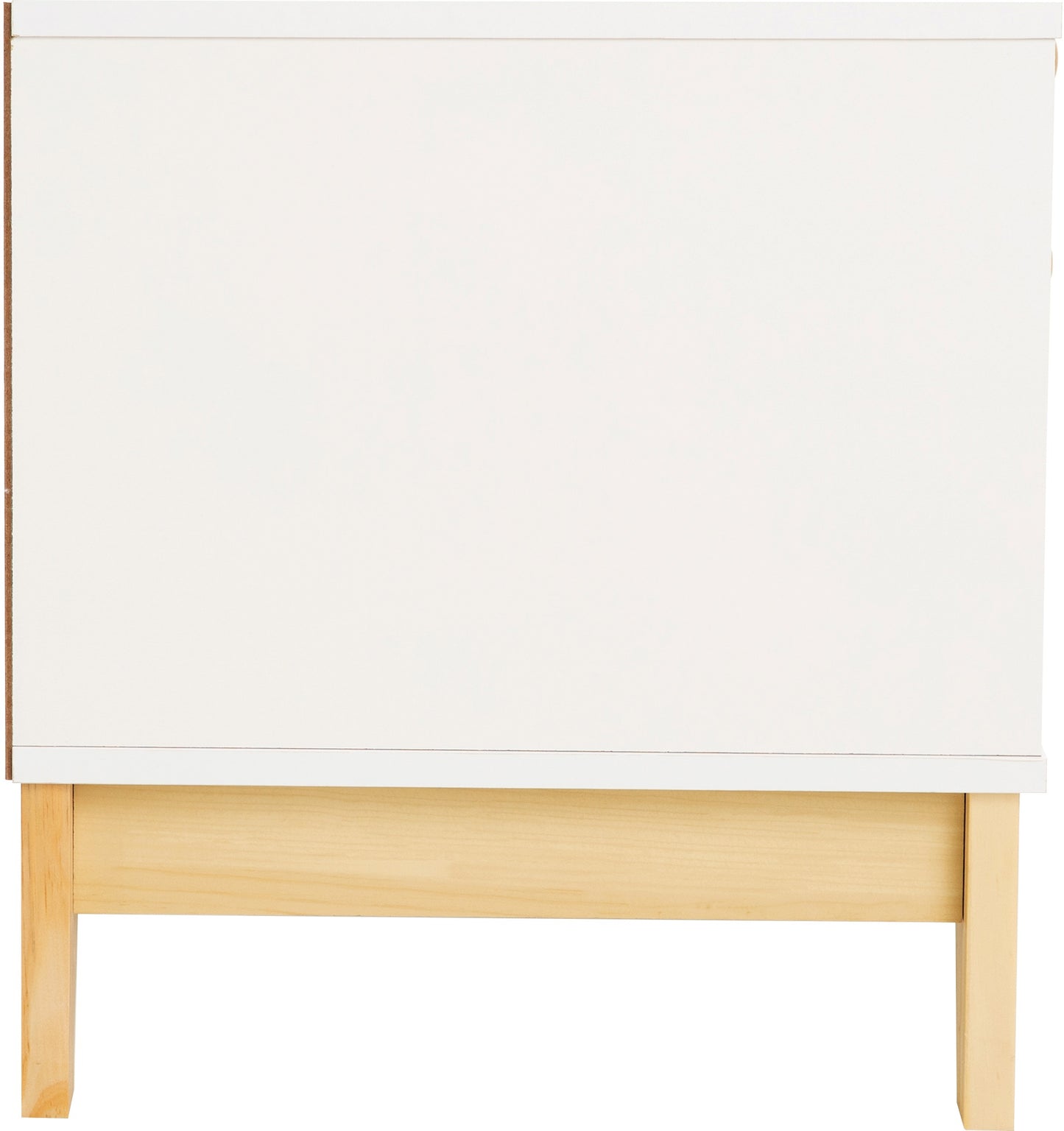 Cody 2 Drawer Bedside - White/Pine Effect