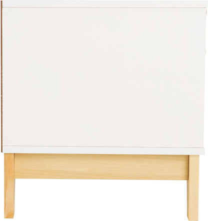 Cody 2 Drawer Bedside - White/Pine Effect