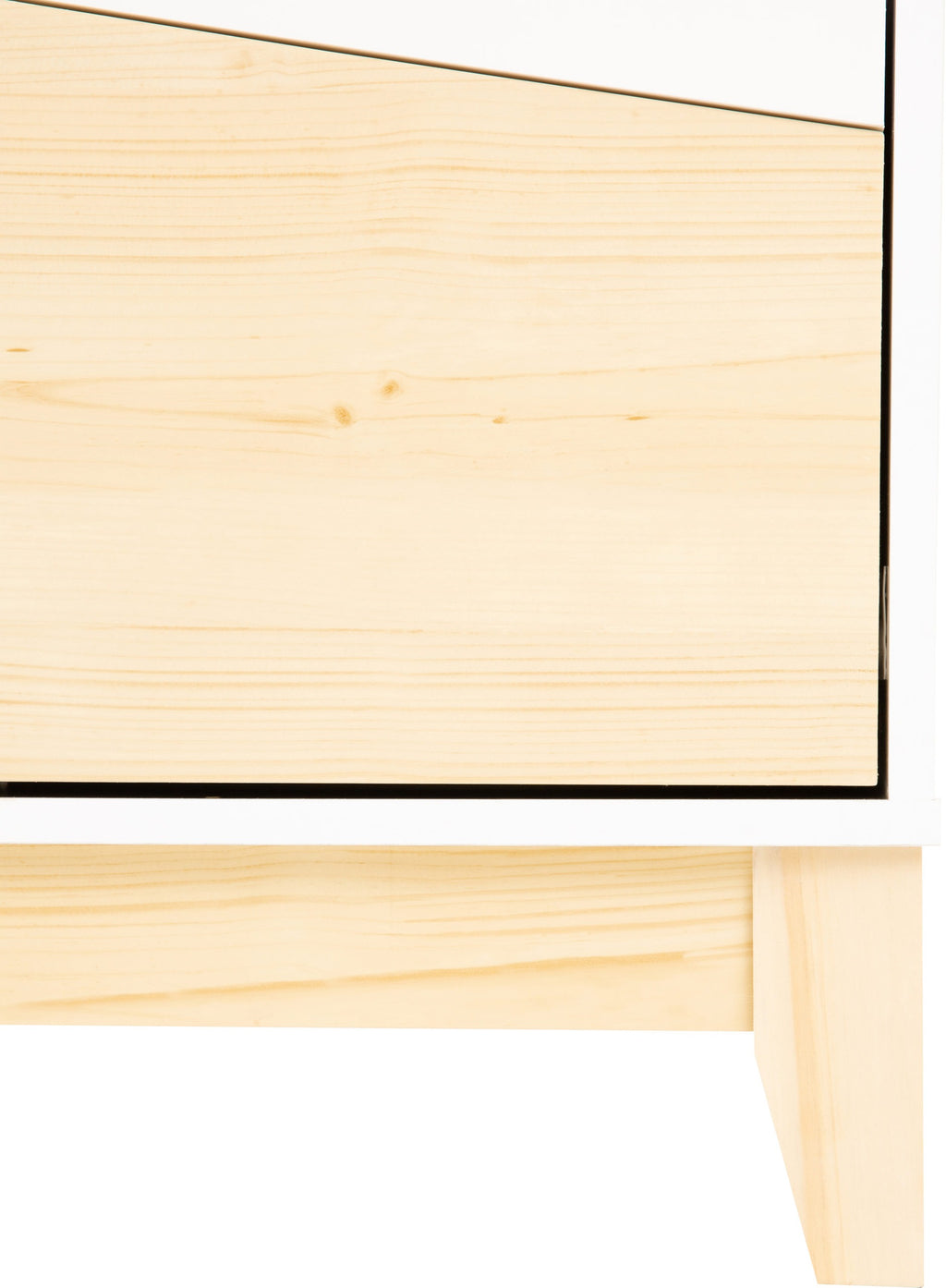 Cody 2 Drawer Bedside - White/Pine Effect