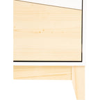 Cody 2 Drawer Bedside - White/Pine Effect