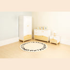 Cody 2 Drawer Bedside - White/Pine Effect