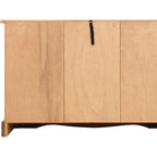 Corona 2 Door 5 Drawer Sideboard - Distressed Waxed Pine