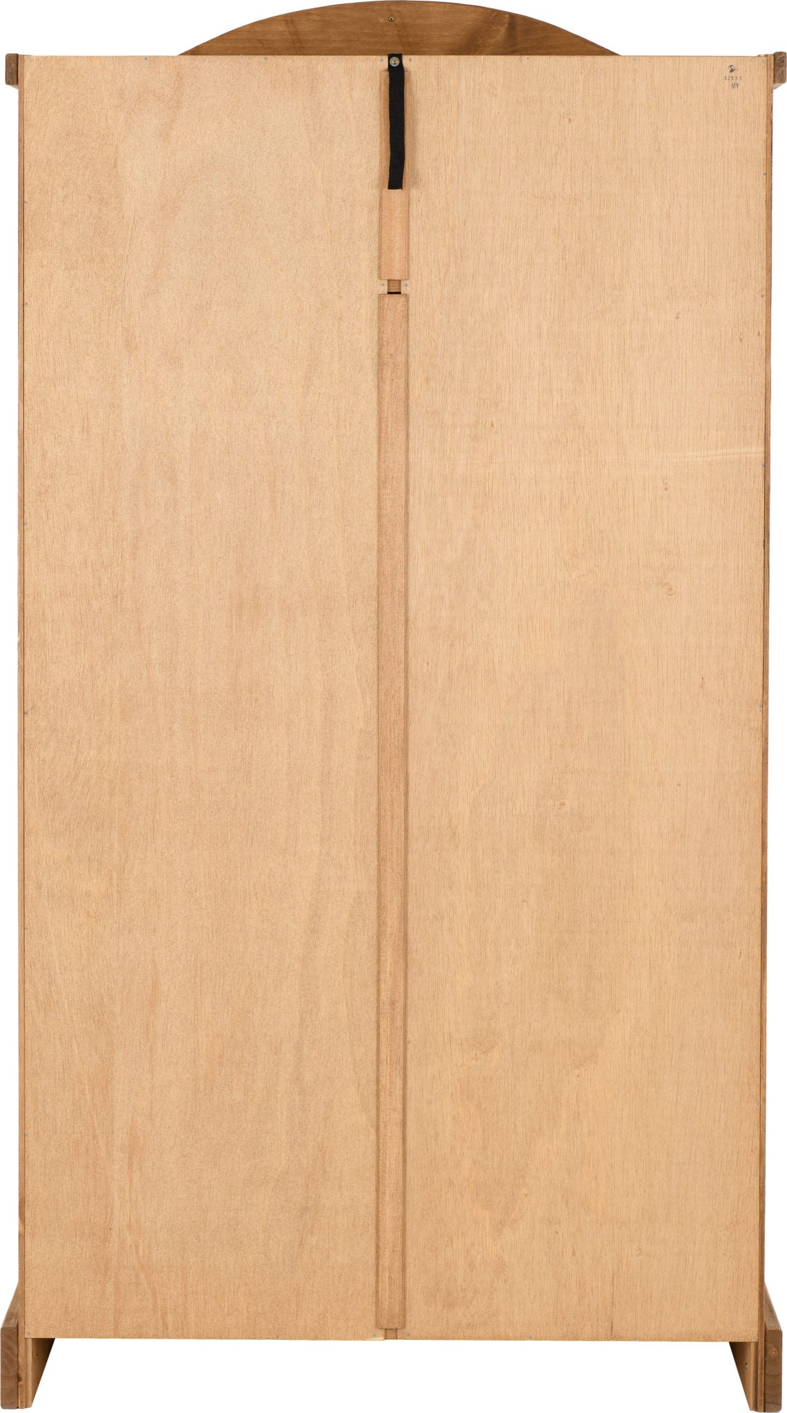 Corona 2 Door Wardrobe - Distressed Waxed Pine