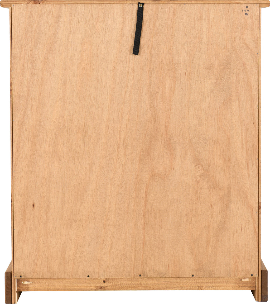 Corona 2+2 Drawer Chest - Distressed Waxed Pine