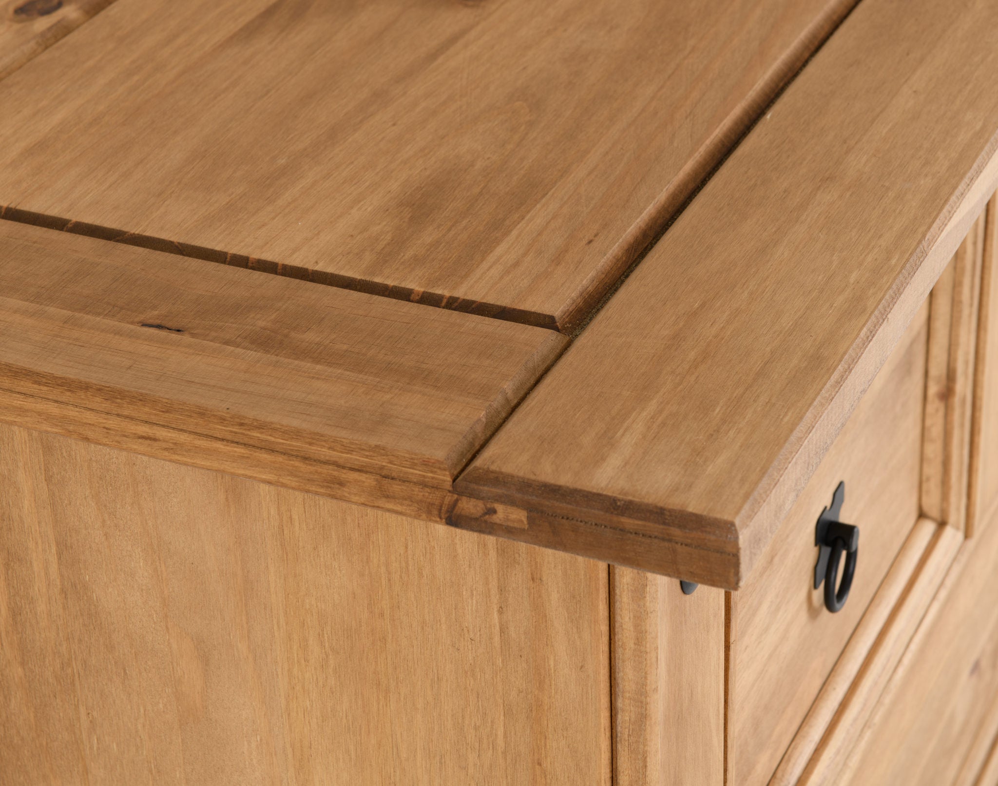 Corona 2+2 Drawer Chest - Distressed Waxed Pine