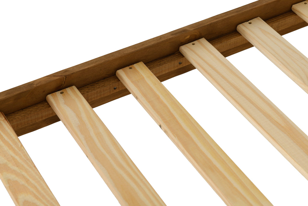 Corona 3' High End Bed - Distressed Waxed Pine