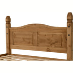 Corona 5' High End Bed - Distressed Waxed Pine