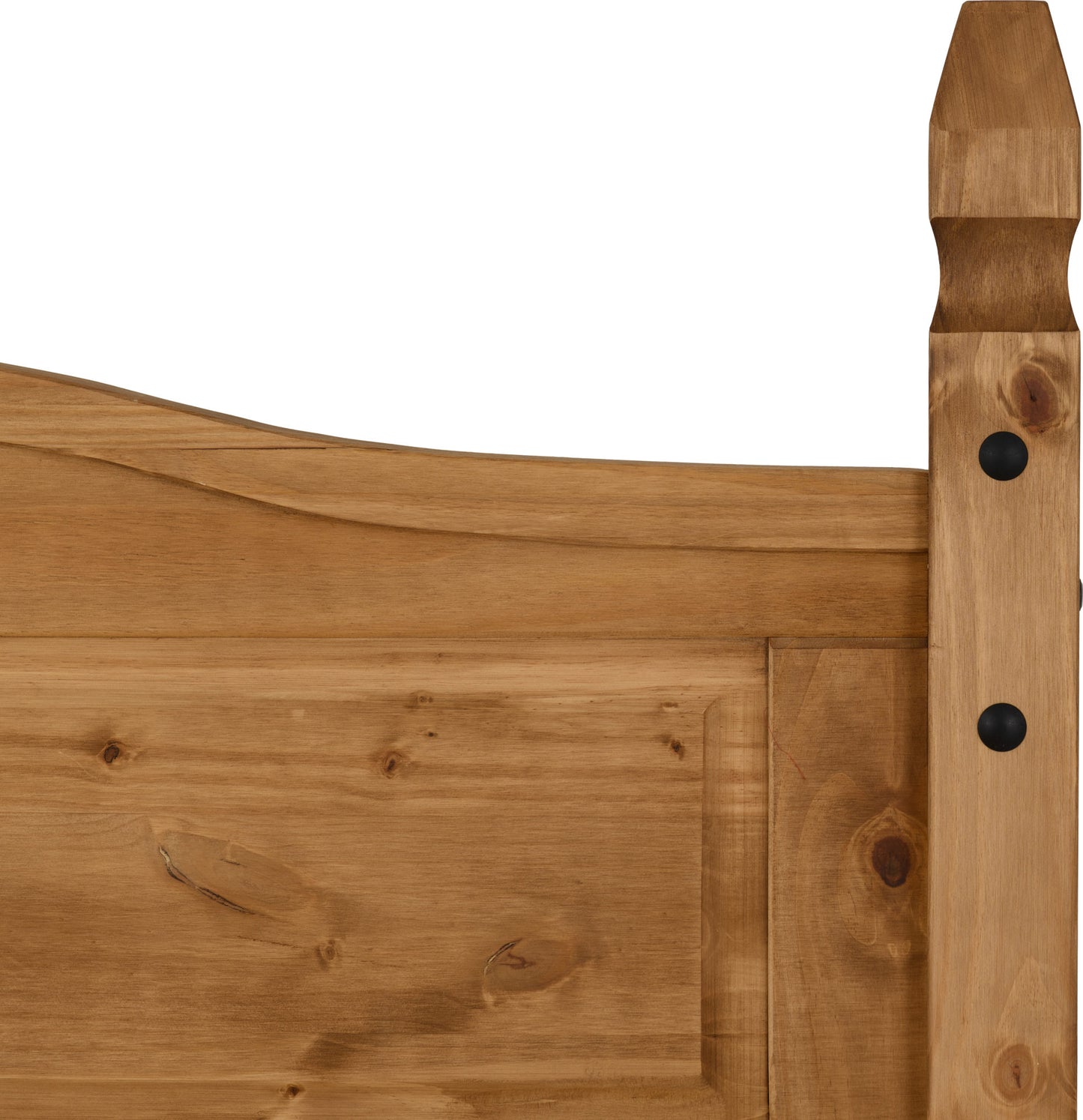 Corona 5' High End Bed - Distressed Waxed Pine