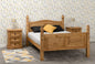 Corona 5' High End Bed - Distressed Waxed Pine