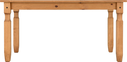 Corona 5' Dining Set (X4 Chairs) - Distressed Waxed Pine