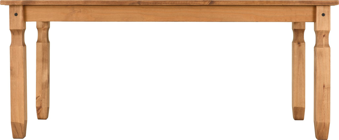 Corona 6' Dining Set (X6 Chairs) - Distressed Waxed Pine