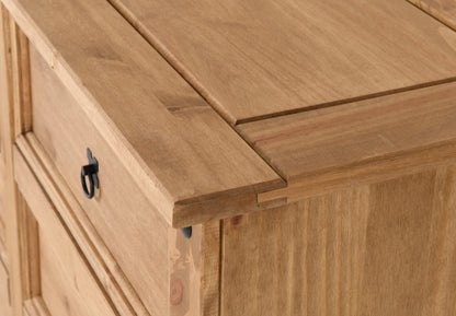 Corona 6 Drawer Chest - Distressed Waxed Pine