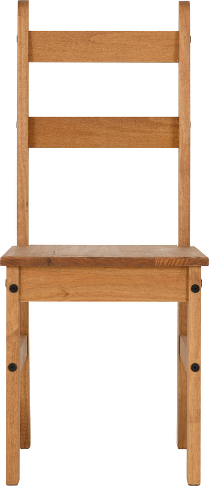 Corona Budget Dining Set - Distressed Waxed Pine