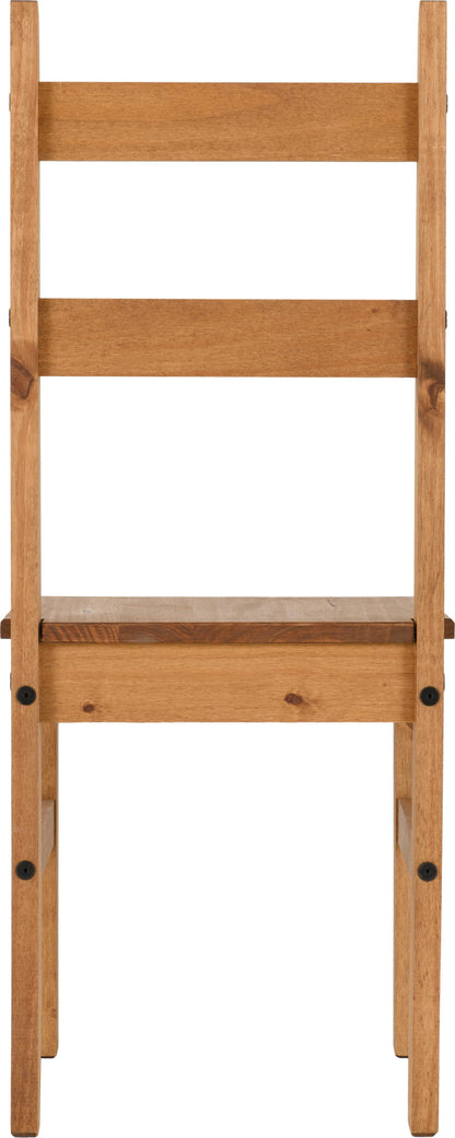 Corona Budget Dining Set - Distressed Waxed Pine