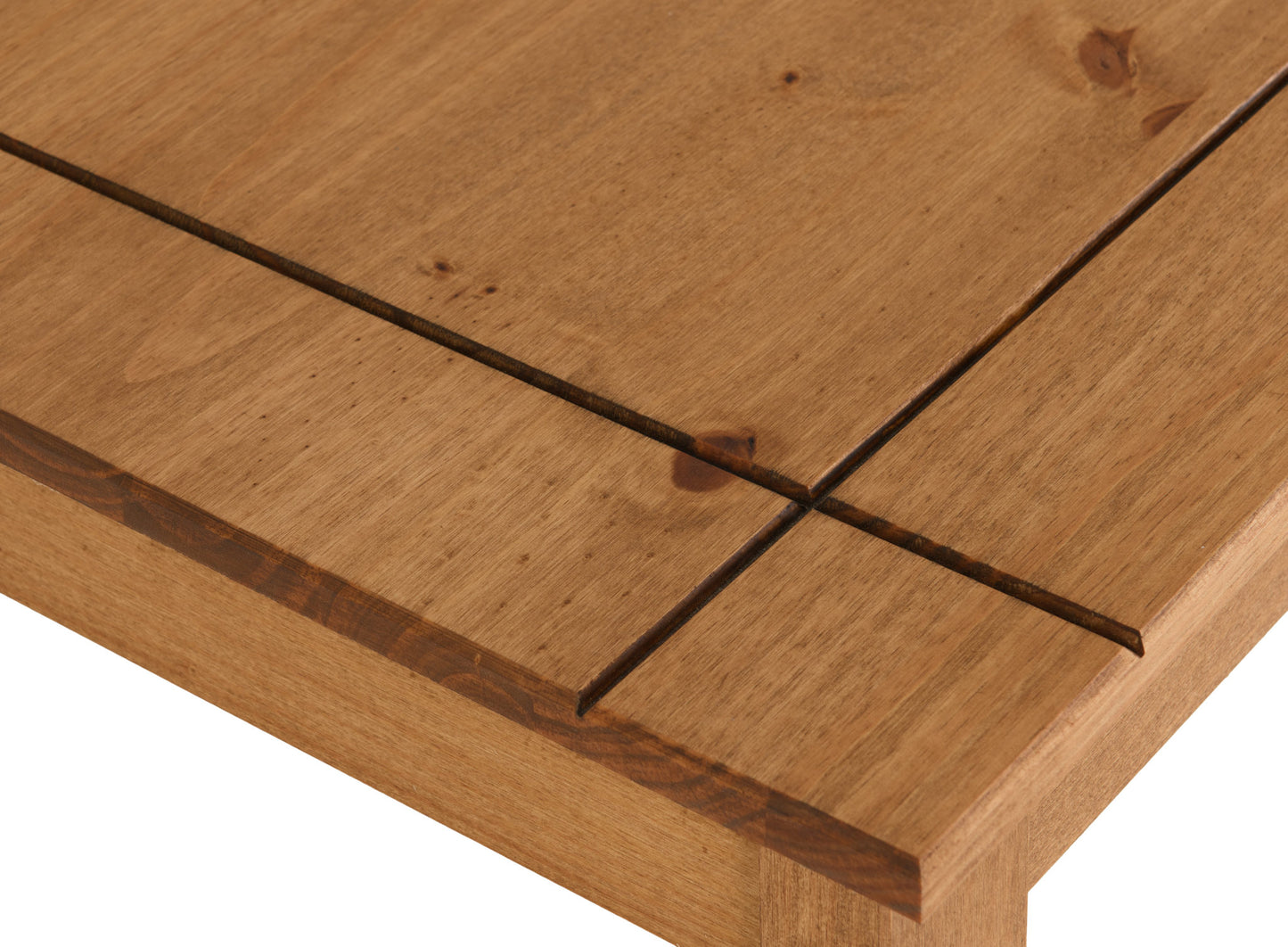 Corona Budget Dining Set - Distressed Waxed Pine