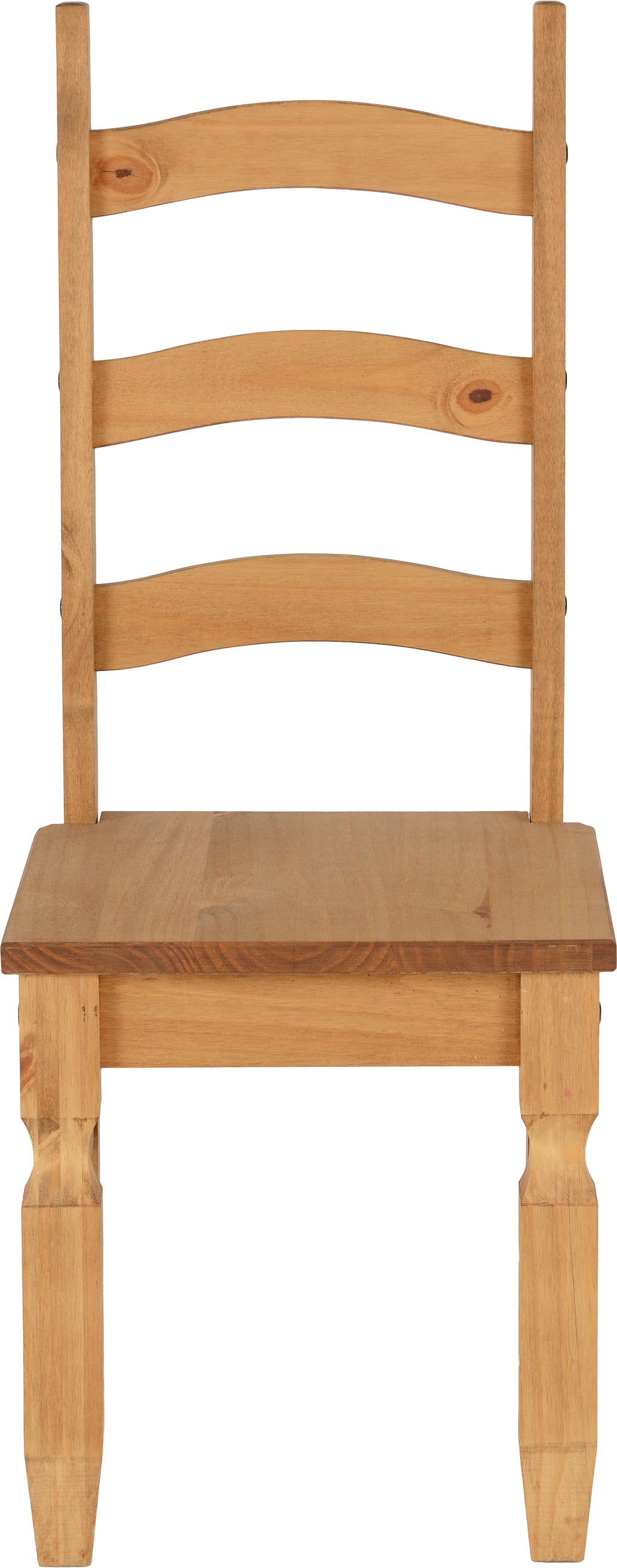 Corona Dining Chair (X2 Per Box) - Distressed Waxed Pine