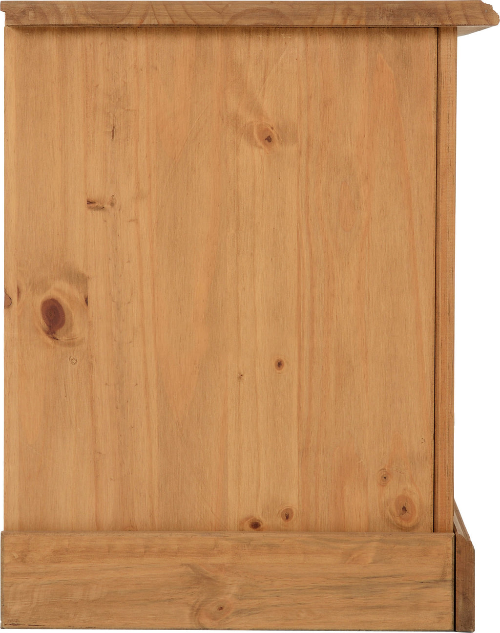 Corona Entertainment Unit - Distressed Waxed Pine/Glass