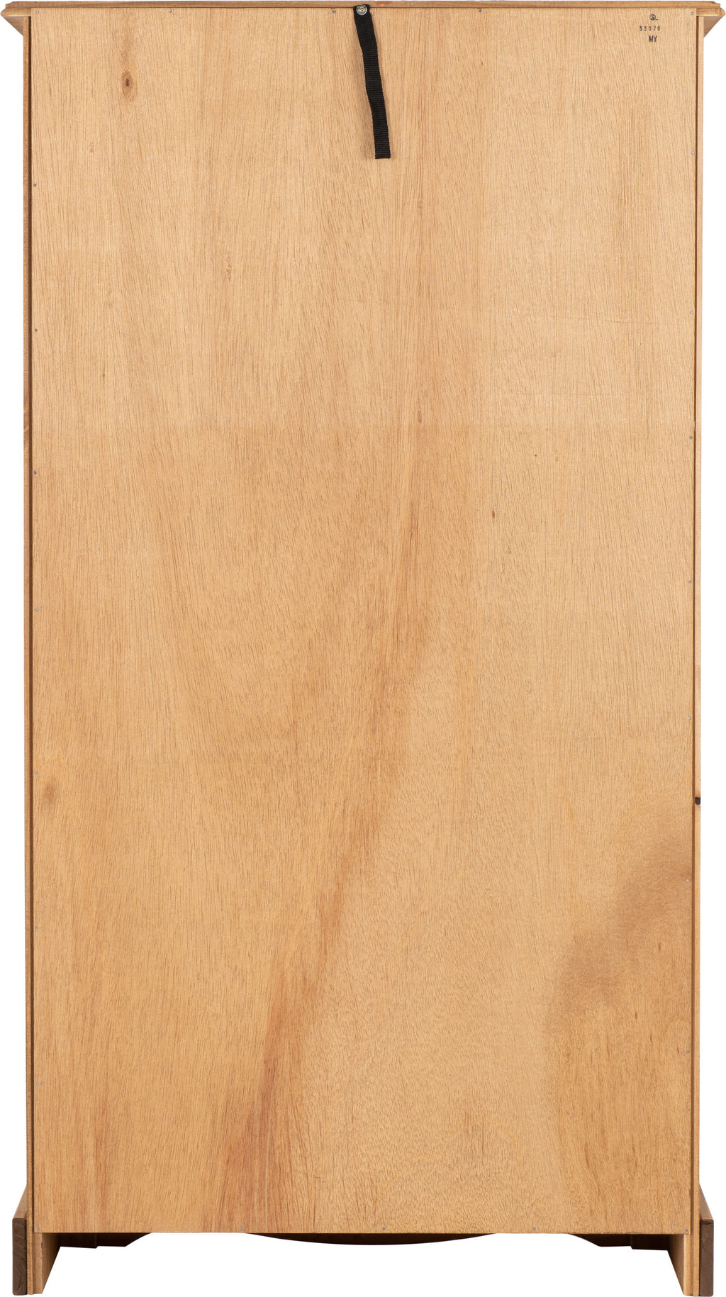 Corona Medium Bookcase - Distressed Waxed Pine