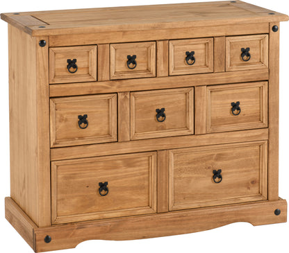 Corona Merchant Chest - Distressed Waxed Pine