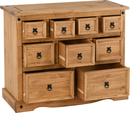 Corona Merchant Chest - Distressed Waxed Pine