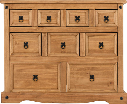 Corona Merchant Chest - Distressed Waxed Pine