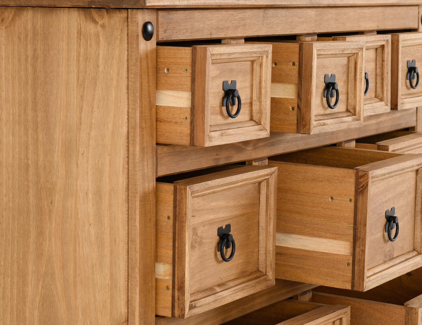 Corona Merchant Chest - Distressed Waxed Pine