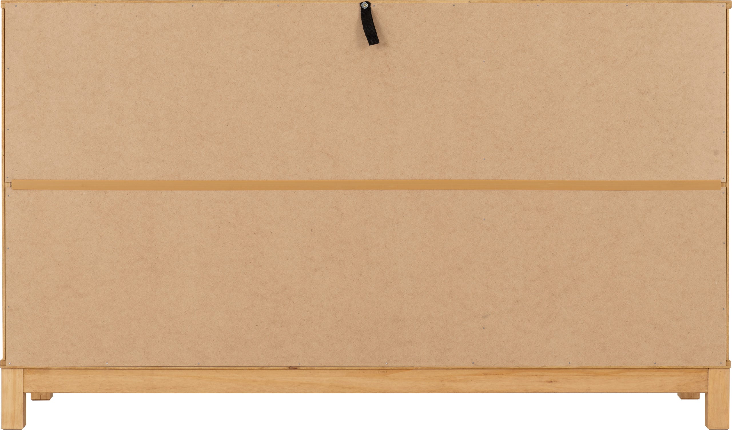 Corona Rattan 2 Door 2 Drawer Sideboard - Distressed Wax Pine/Rattan Effect