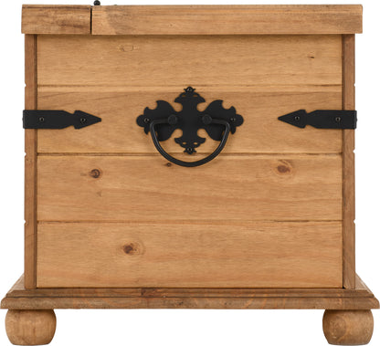 Corona Single Storage Chest - Distressed Waxed Pine