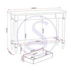 Chantilly Console Table - Antique Cream