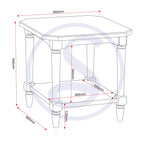 Chantilly Side Table - Antique Cream