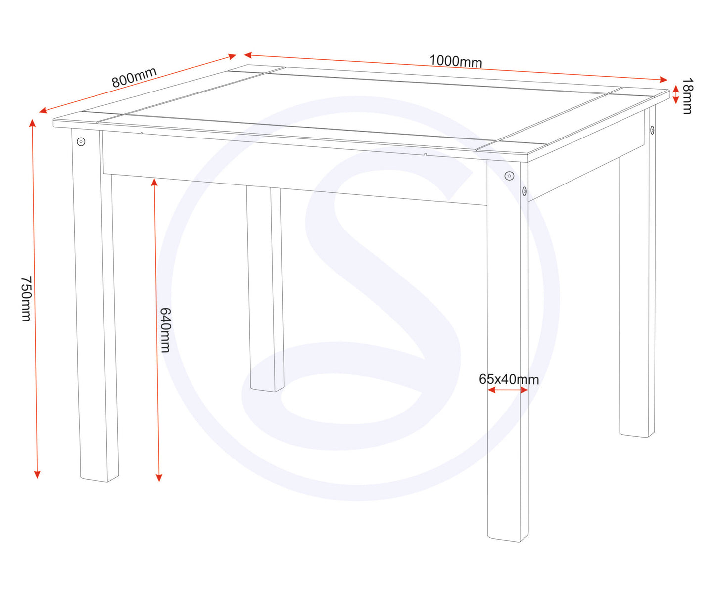Corona Budget Dining Set - Distressed Waxed Pine