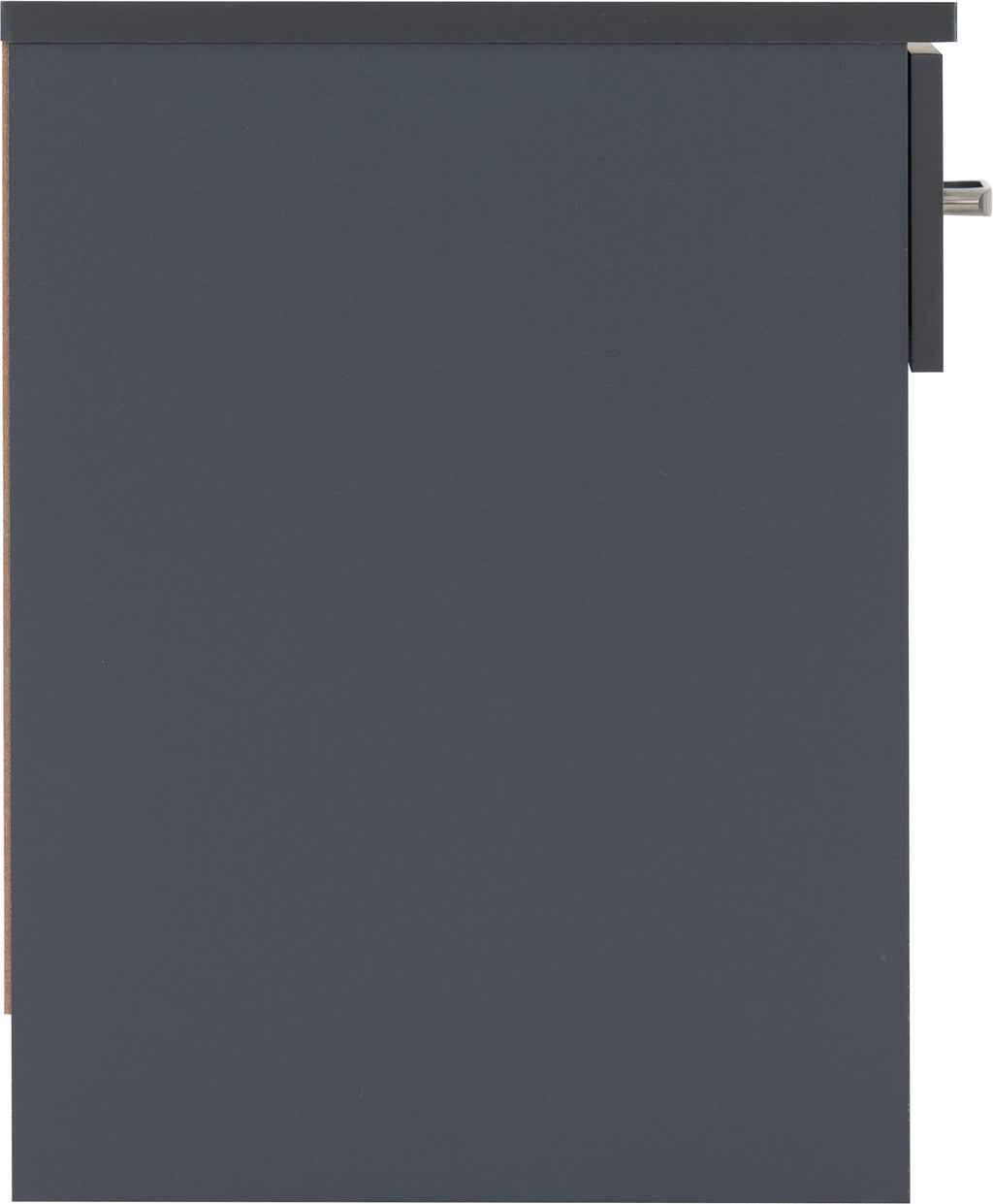Dakota 1 Drawer Bedside - Dark Grey